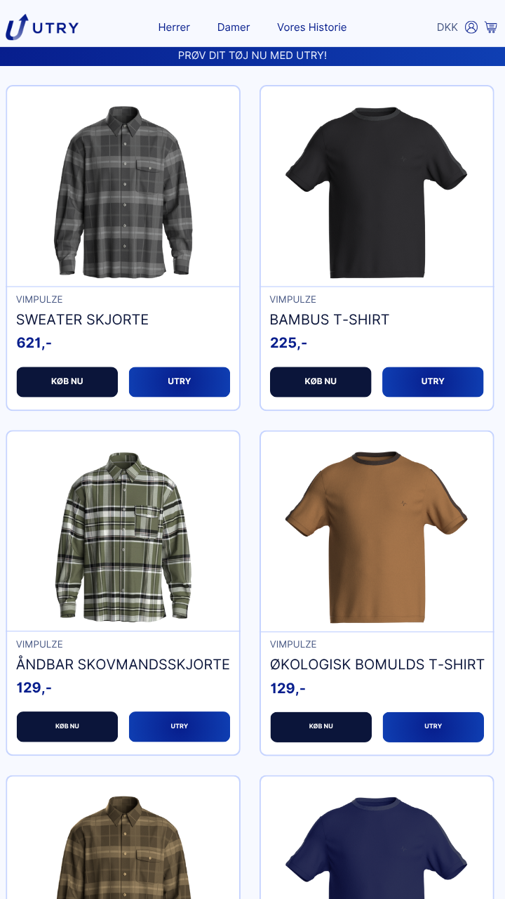 Social feed with AR outfit filters—shopping as play