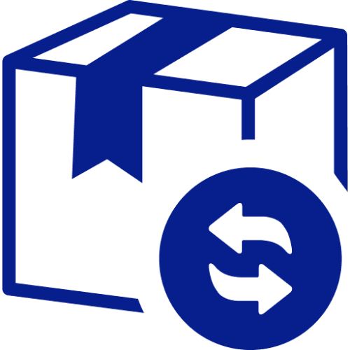 Fewer returns icon